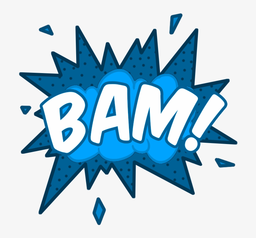 720 X 720 17 - Onomatopoeia Bam, transparent png download