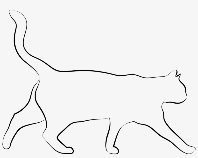 Gato - Line Art, transparent png download
