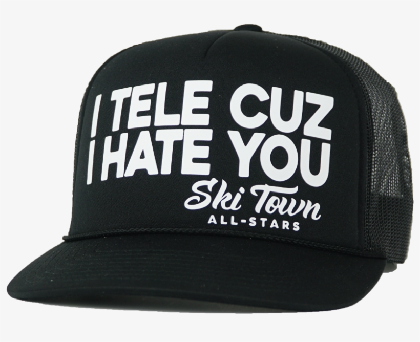 I Tele Cuz I Hate U - Jual Topi Raiders, transparent png download