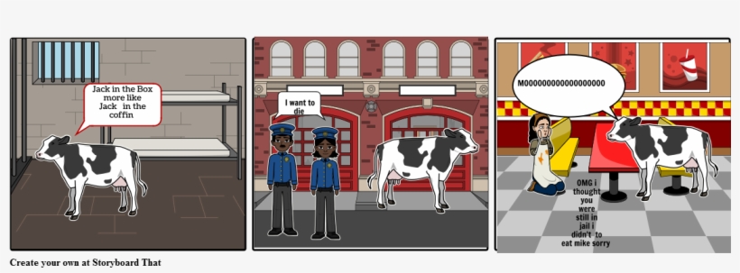 Sneaky Cow Mooo Moo - Cartoon, transparent png download
