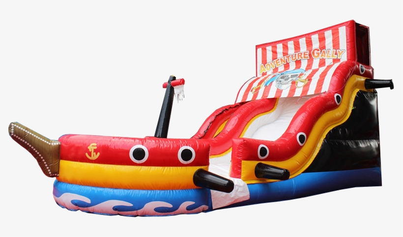 Pirate Slide Jumping Things Pirate Water Slide 2 Jumping - Inflatable, transparent png download