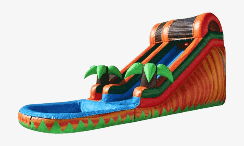 Tropical Water Slide - Inflatable, transparent png download