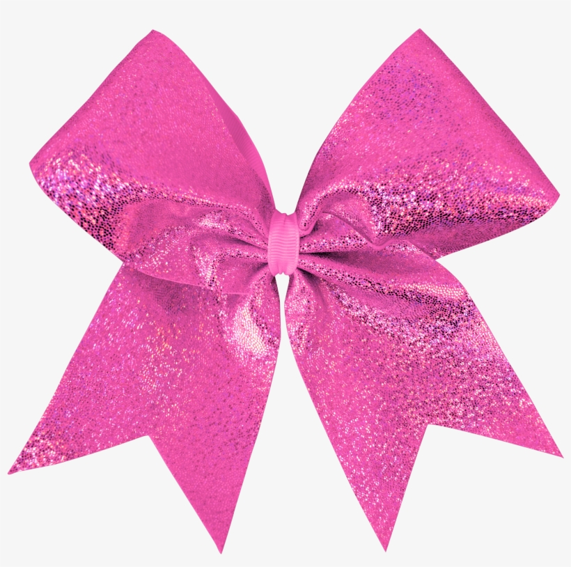 Bubblegum Pink Disco I Love Cheer® Hair Bow - Pink Hair Bow Png