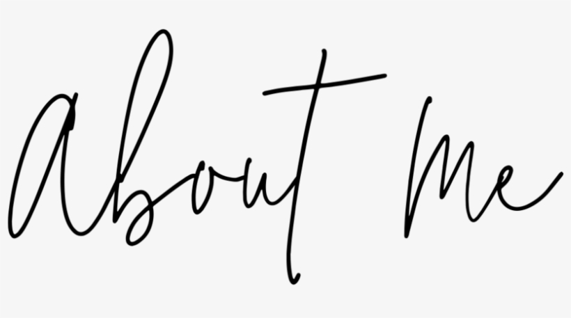 About Me - Calligraphy, transparent png download