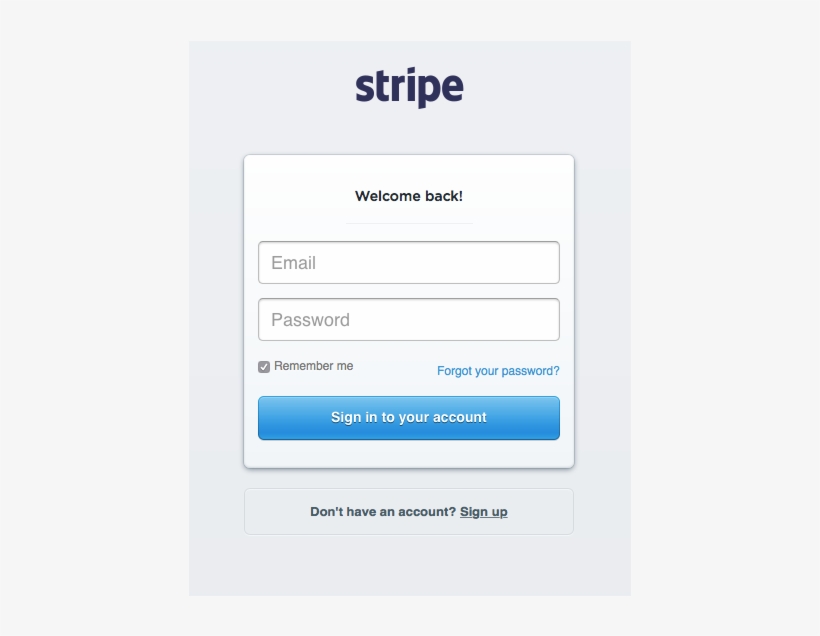 Stripe Login - React Native Xmpp Client, transparent png download
