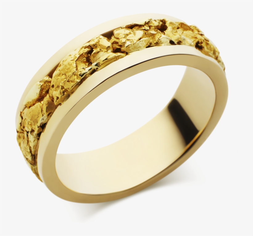 Gents Nugget Ring - Body Jewelry, transparent png download