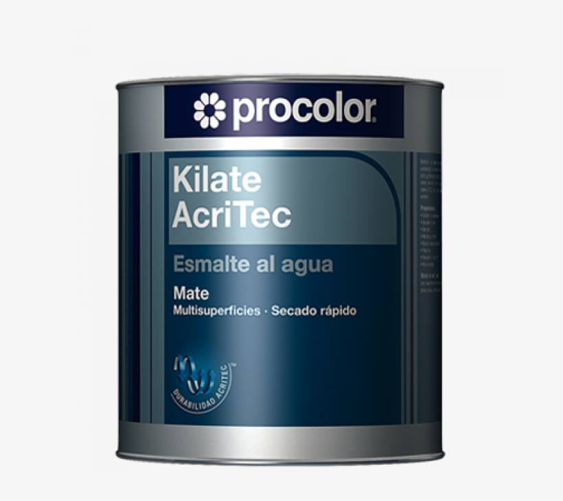 -41% Esmalte Al Agua Kilate Acritec Mate 0,75 L - Tin Can, transparent png download