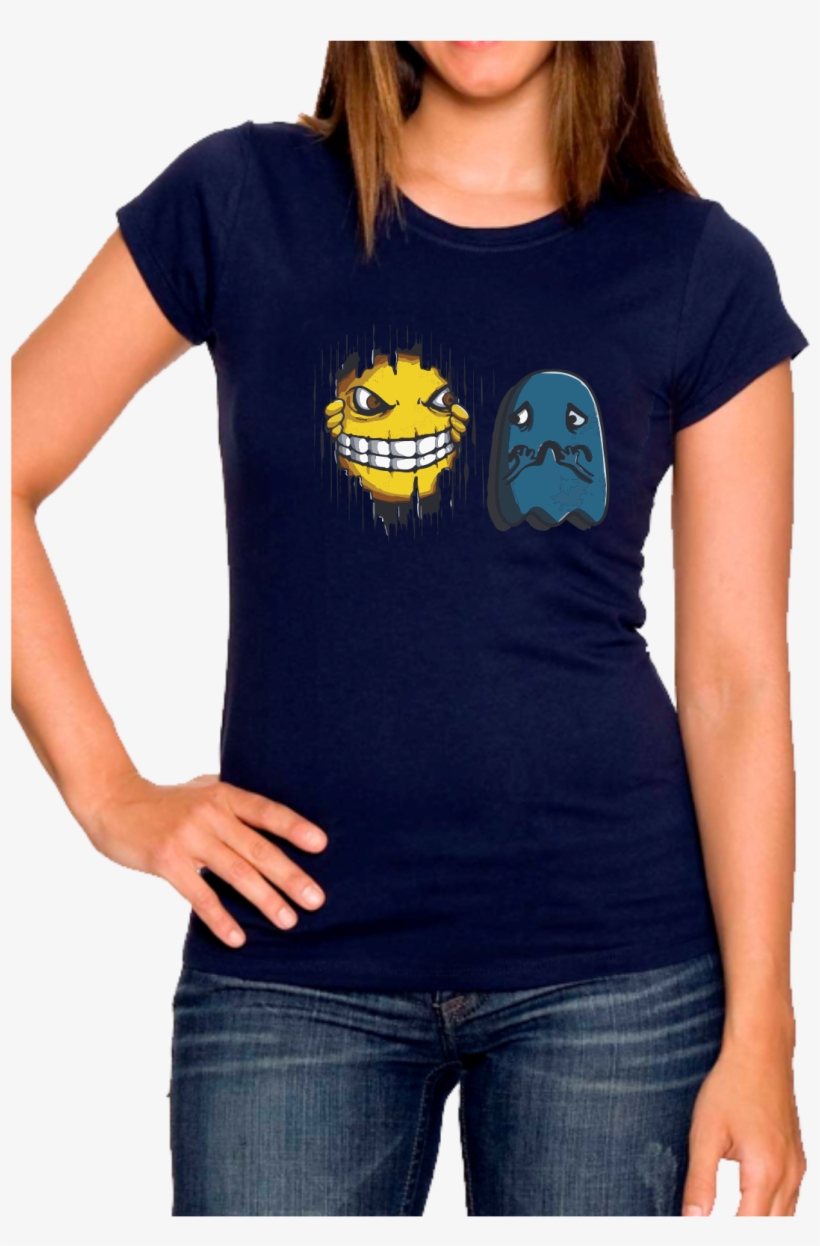 Resplandor Chica - Ladies Nypd T Shirt, transparent png download