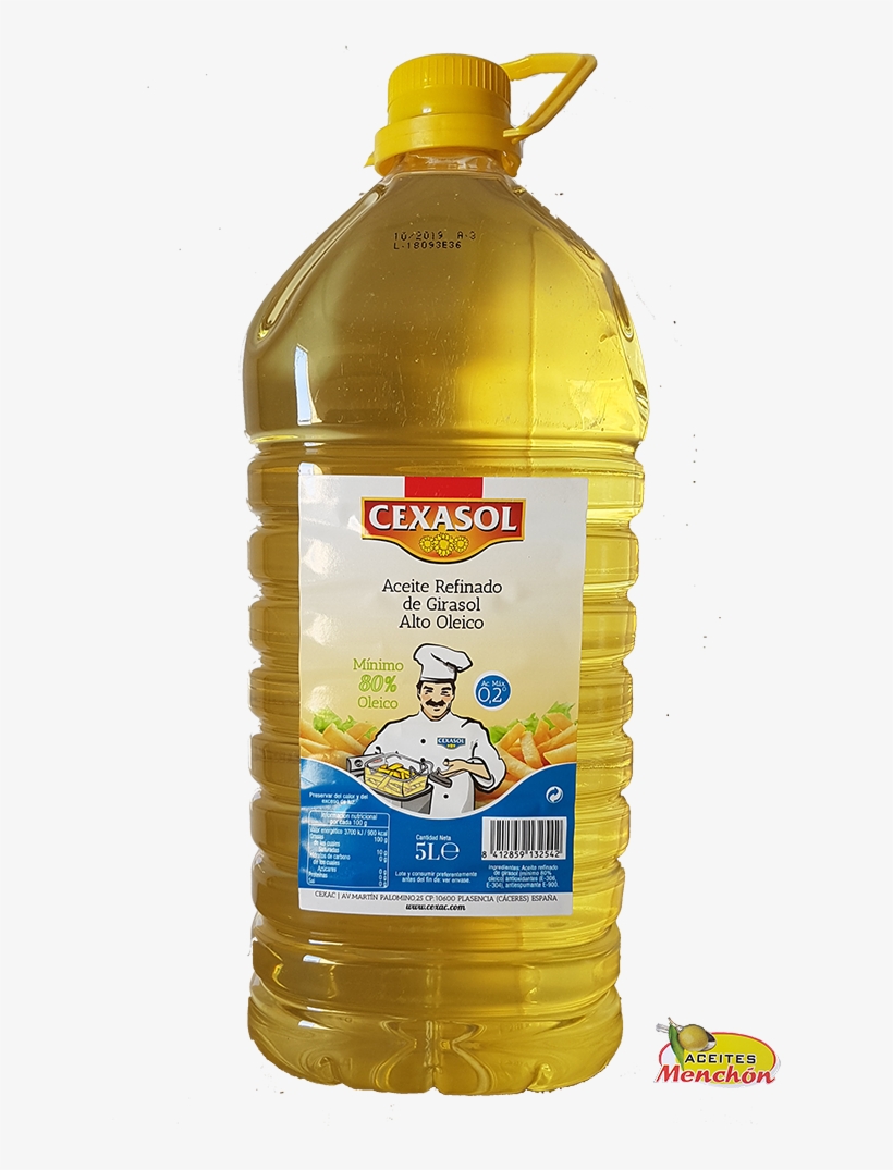 Aceite Refinado De Girasol - Plastic Bottle, transparent png download