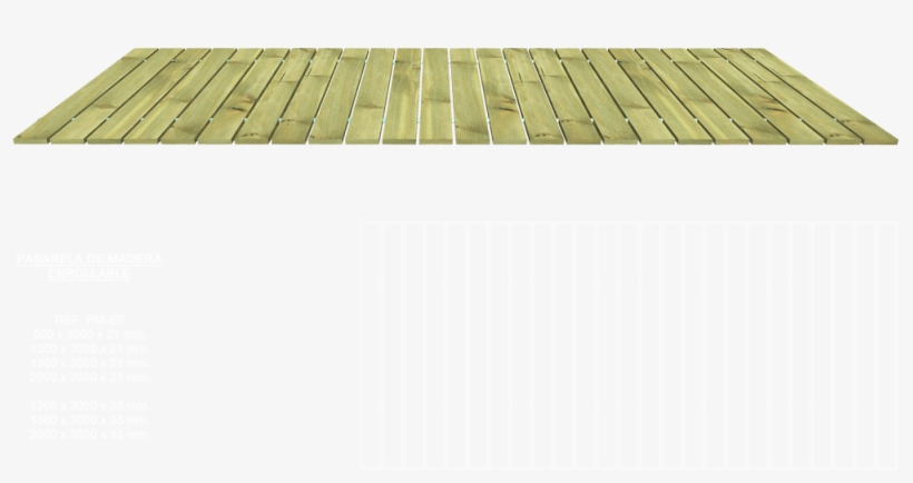 Pasarela De Madera Enrollable - Pasarela De Madera Png, transparent png download