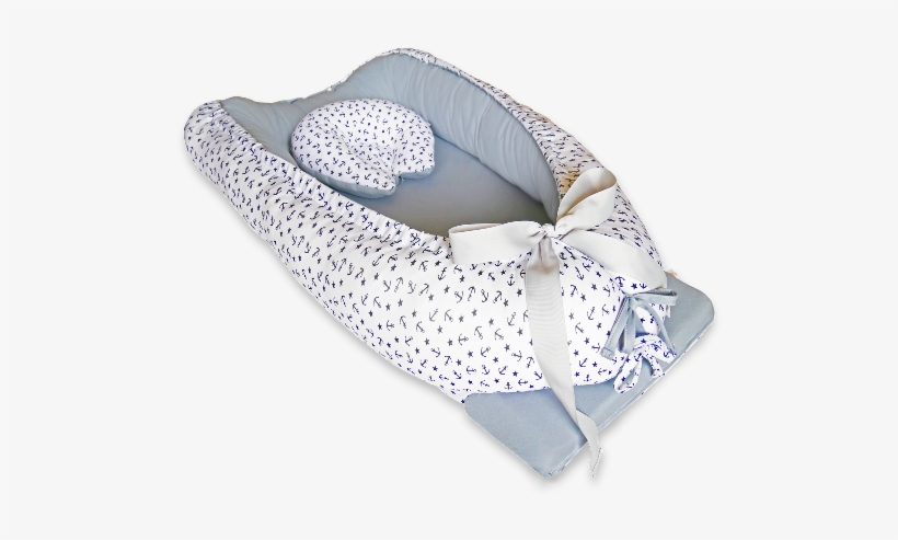 Pack Mini Colecho Ancla Blanco Y Plomo - Infant Bed, transparent png download