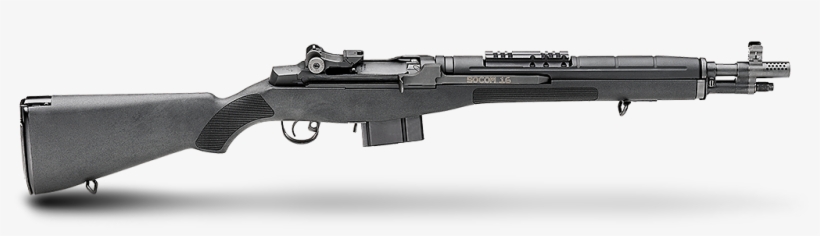 Black Composite Stock Socom 16 M1a Rifle With Parkerized - Springfield Socom 16, transparent png download