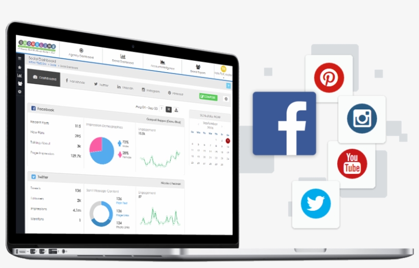 Franchise Social Media Marketing Management - Us On Facebook, transparent png download