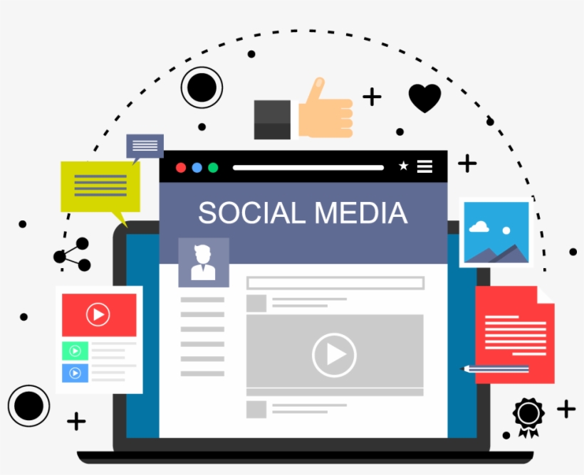 Social Media Marketing - Diagram, transparent png download