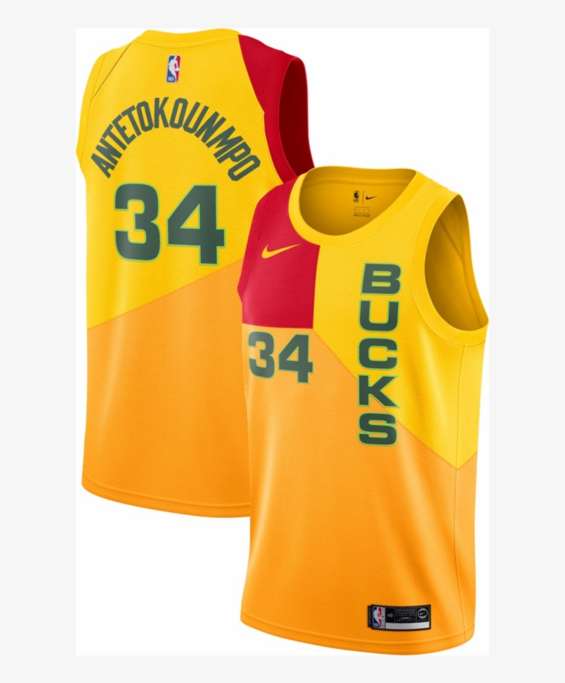 Giannis Antetokounmpo Bucks City Edition, transparent png download