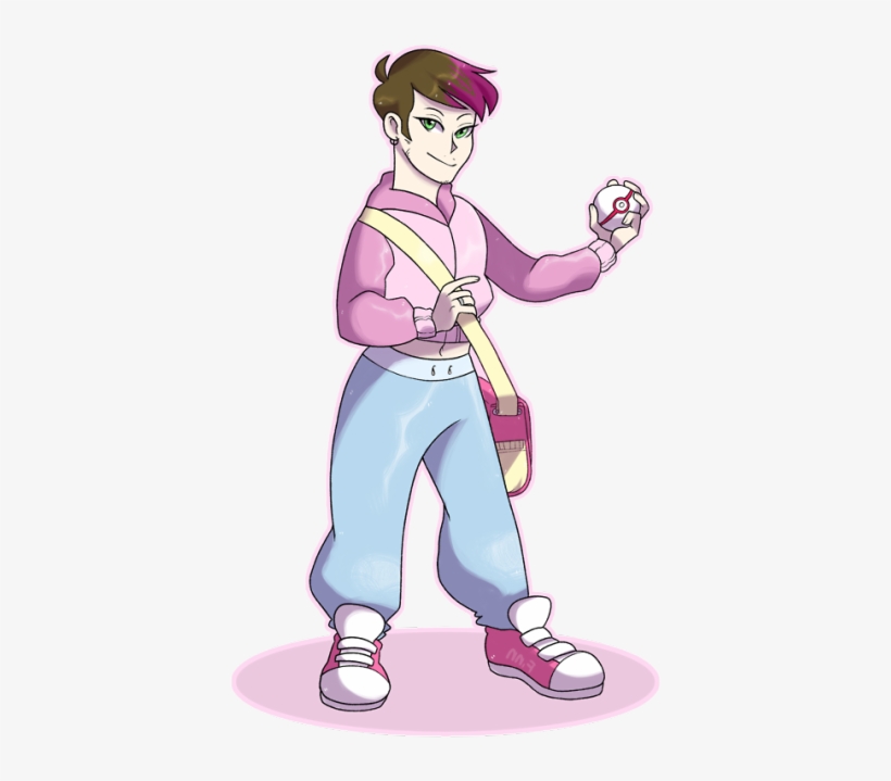 New Art Of My Trainer-self, Mostly Just Updated Hair - Cartoon, transparent png download