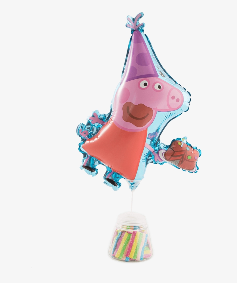 Peppa Pig Candy Balloon - Cartoon, transparent png download