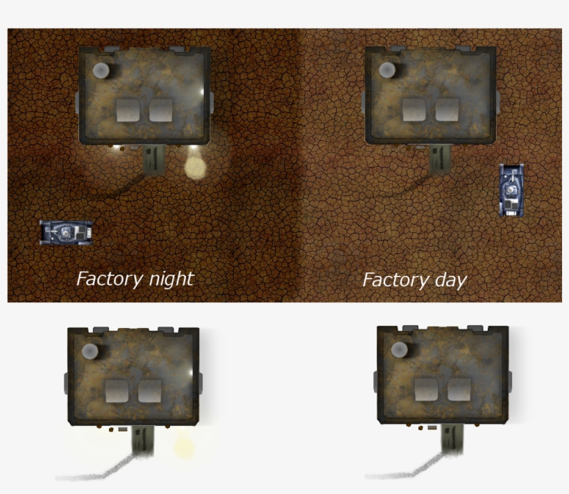 Factory - Top Down Ww2 Tanks, transparent png download