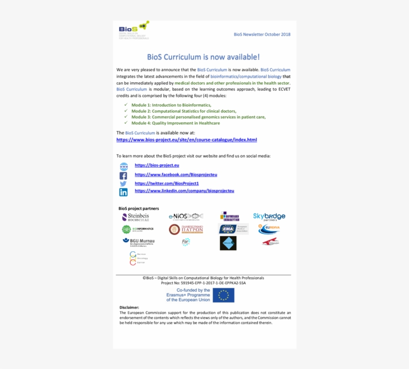 Bios Curricula Is Now Available - Web Page, transparent png download