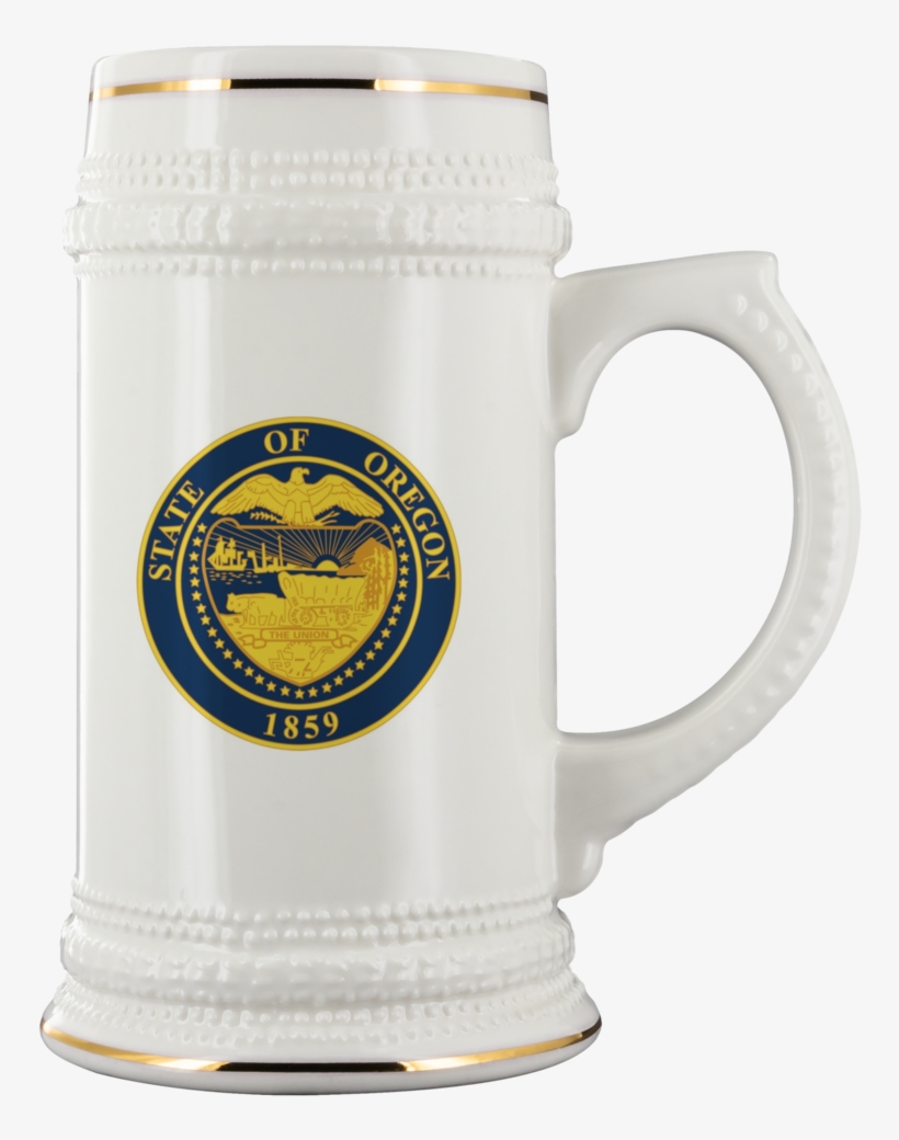 Oregon State Seal Stein - Beer Stein, transparent png download