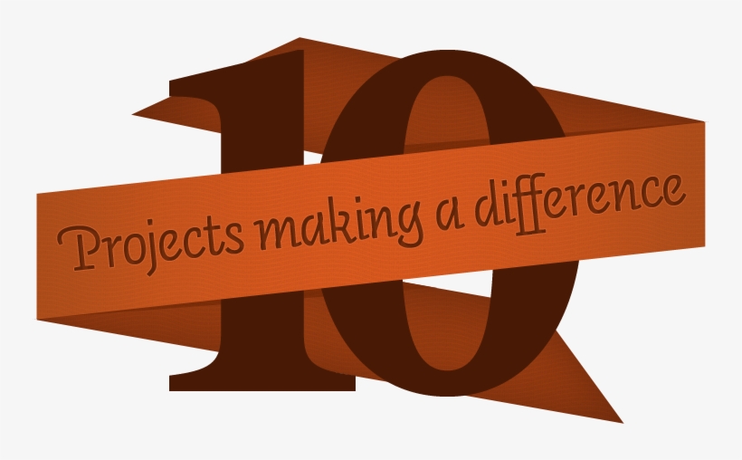 10 Projects Making A Difference - 10 Years Milestones, transparent png download