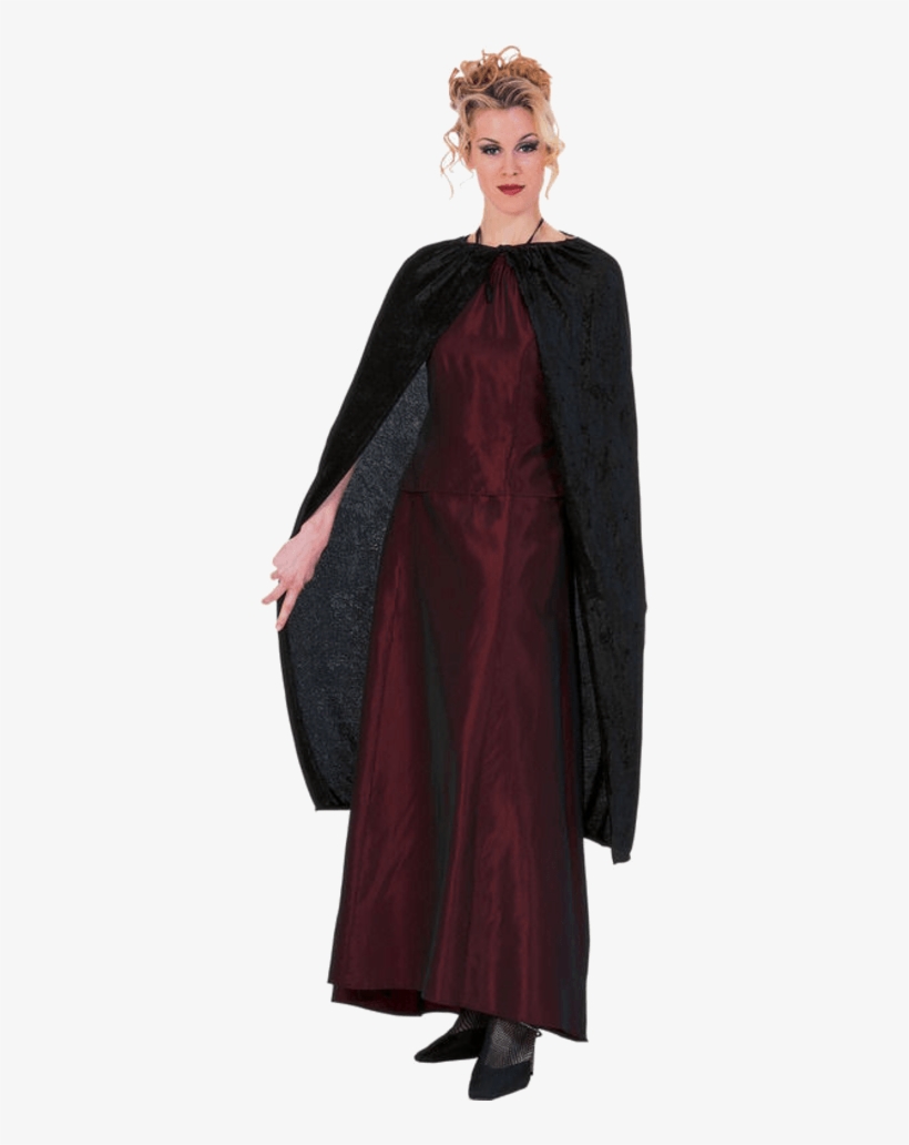 Panne Velvet Cape - Schwarzes Cape, transparent png download