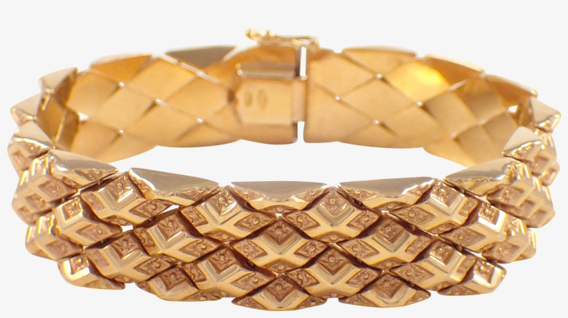 18k Rose Gold Bracelet Found At Www - Bracelet, transparent png download