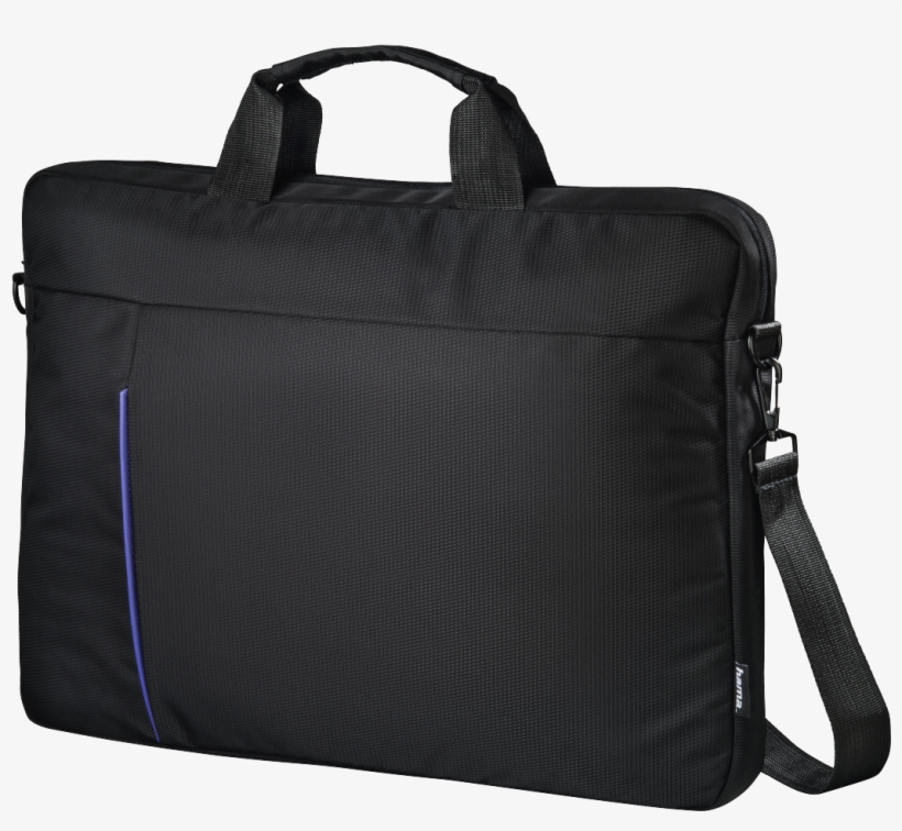 "cape Town" Notebook Bag, Up To 40 Cm , Black/blue - Briefcase, transparent png download