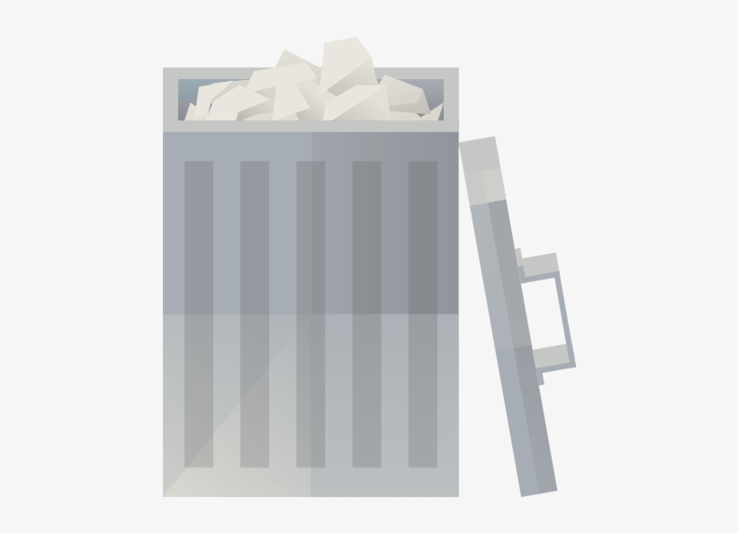 Custom Icon Trash Full - Architecture, transparent png download