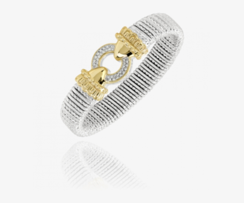 Sterling Silver &14kt Gold Bracelet 2286dd12f-cpy - Body Jewelry, transparent png download