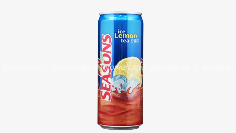 Gro Mart - Seasons Ice Lemon Tea Can, transparent png download