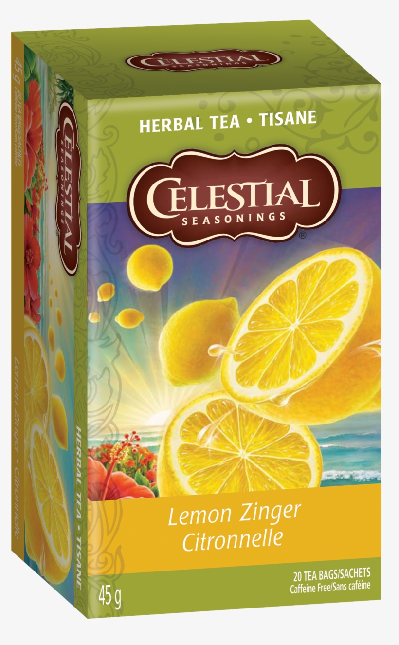 Celestial Seasonings Lemon Zinger Herbal - Sleepy Time Tea Canada, transparent png download