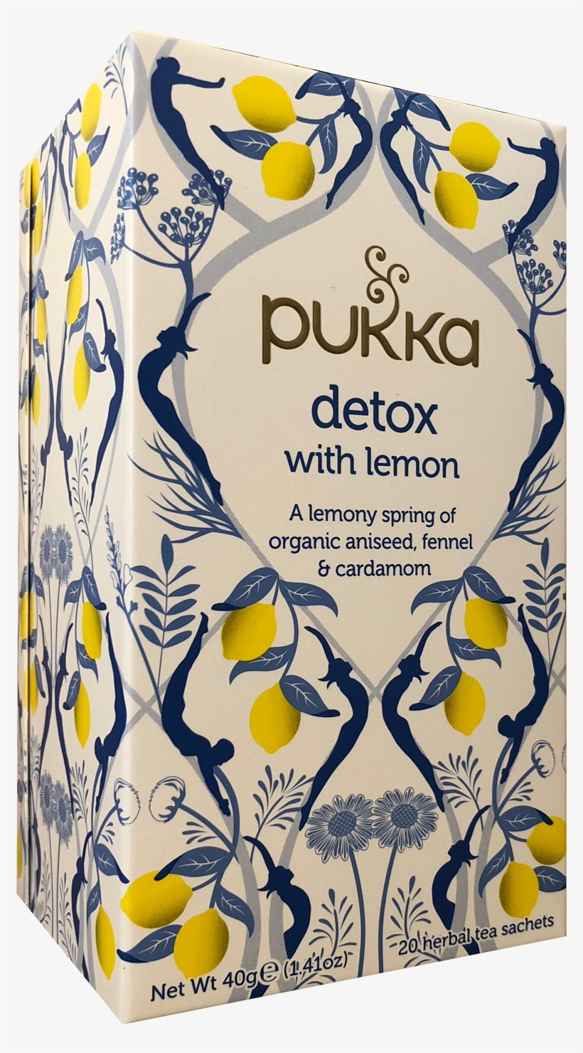 Detox With Lemon Tea - Pukka Tea, transparent png download