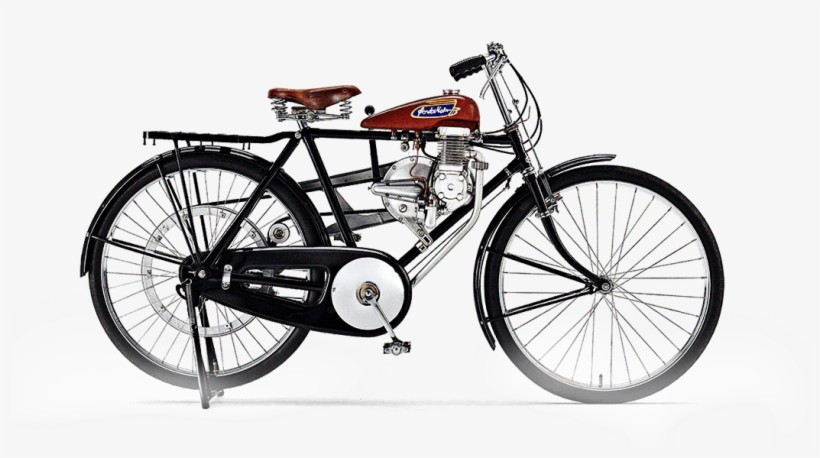 Honda Motor Company Established - Old Style Bike, transparent png download
