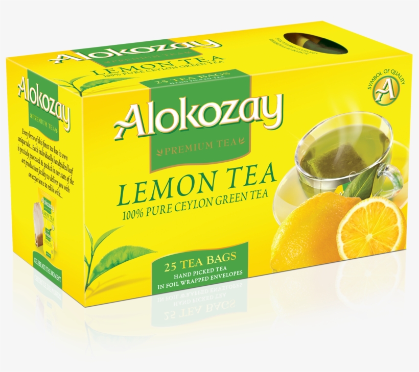 Lemon Green Tea - Alokozay Lemon Green Tea, transparent png download