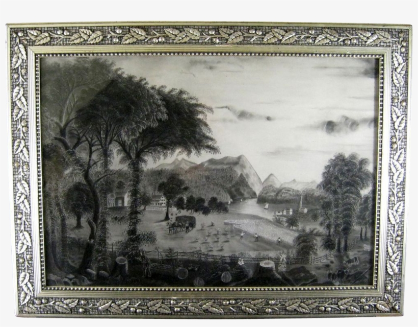 Antique Sandpaper Drawing C - Picture Frame, transparent png download