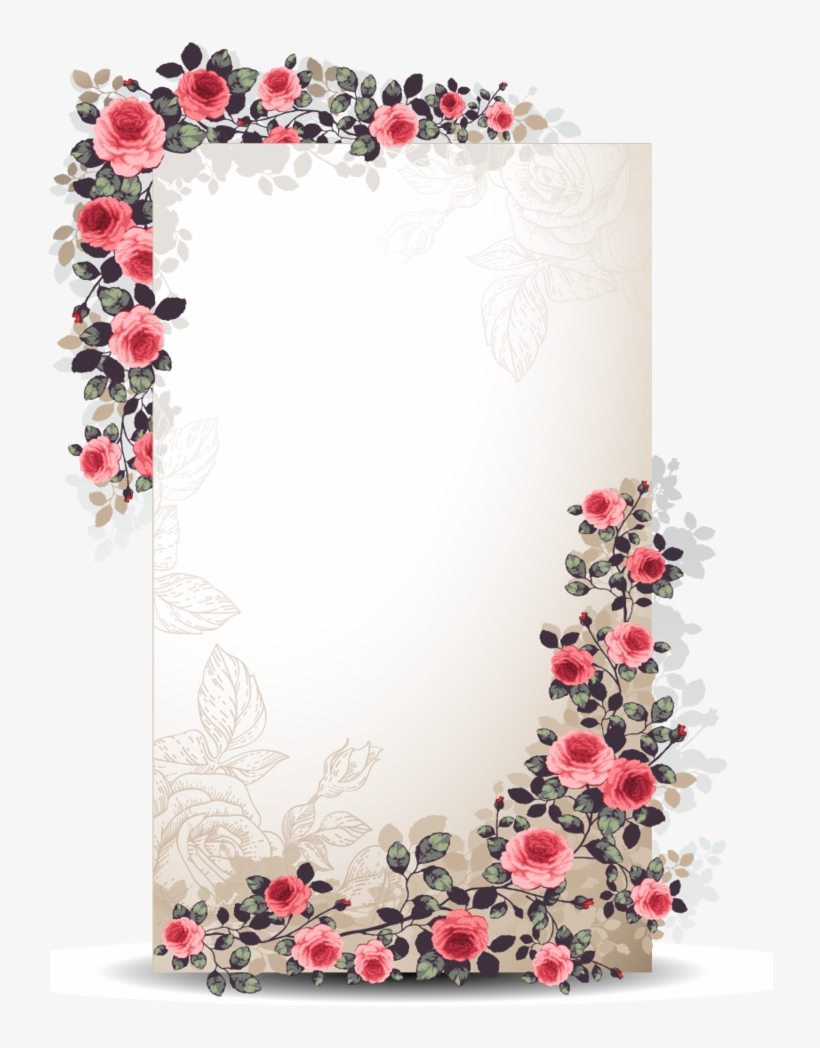 flower border png vector border letter photography 2019 floral