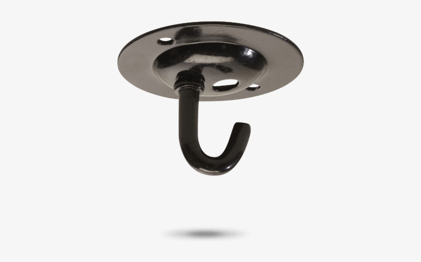 Black Ceiling Hook - Ceiling, transparent png download