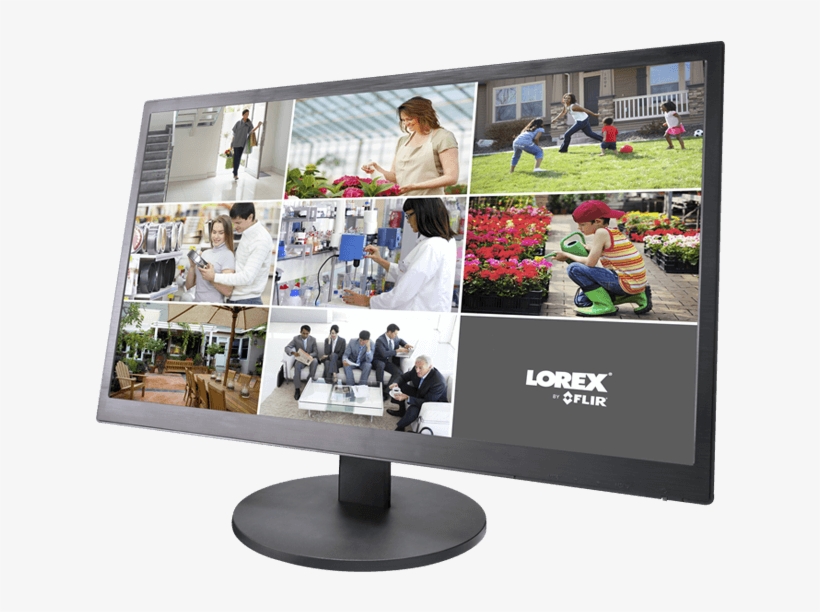 24inch Led Backlit Lcd Security Monitor For Security - Lorex Lcd, transparent png download