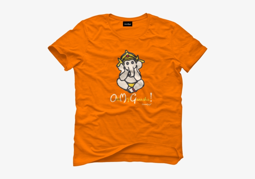 Oh My Ganesha - Chennai Theme T Shirt, transparent png download
