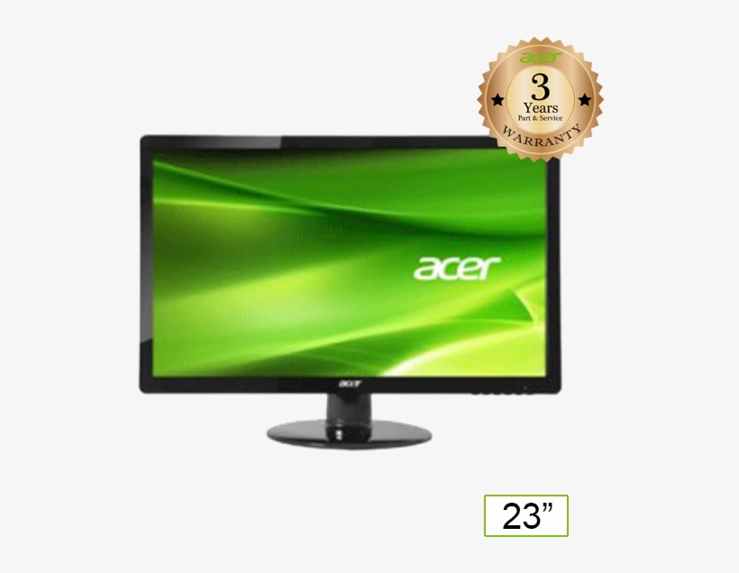 Acer Monitor S230hlbbd 23-inches - Computer Monitor, transparent png download