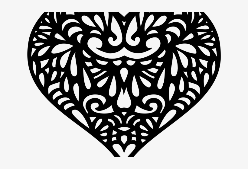 Heart Silhouette Decorative, transparent png download