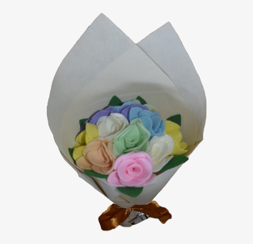 Bouquet Flanel Medium - Garden Roses, transparent png download