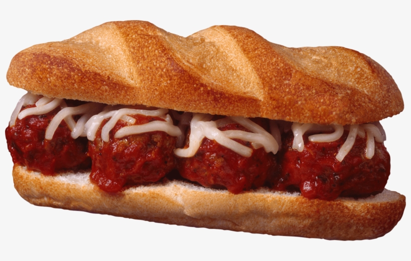 Hamburger Burger Png Image - Meatball Sub Clipart Png, transparent png download