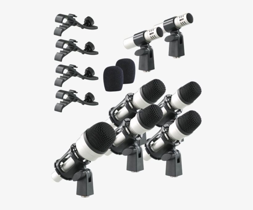 Immagine Principale - Kit Microfoni Per Batteria, transparent png download