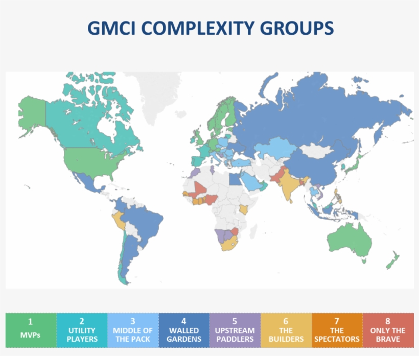Gmci Complexity Groups-1 - Country With Most Expensive Internet, transparent png download