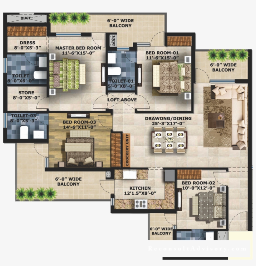 Floor Plan Of 2216 Sq Ft Orvis Grand On Kalka Ambala, transparent png download
