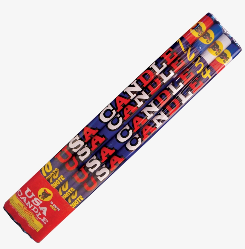 U - S - A - Candle - Orange, transparent png download