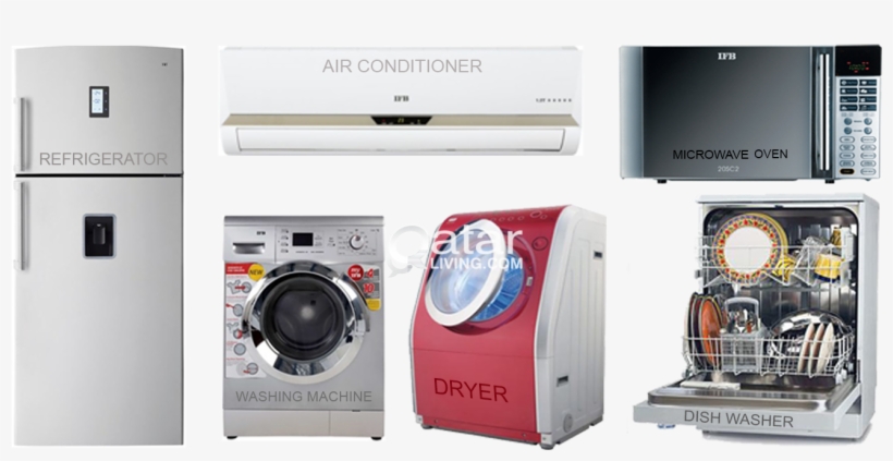 Title - Air Conditioner And Washing Machine, transparent png download