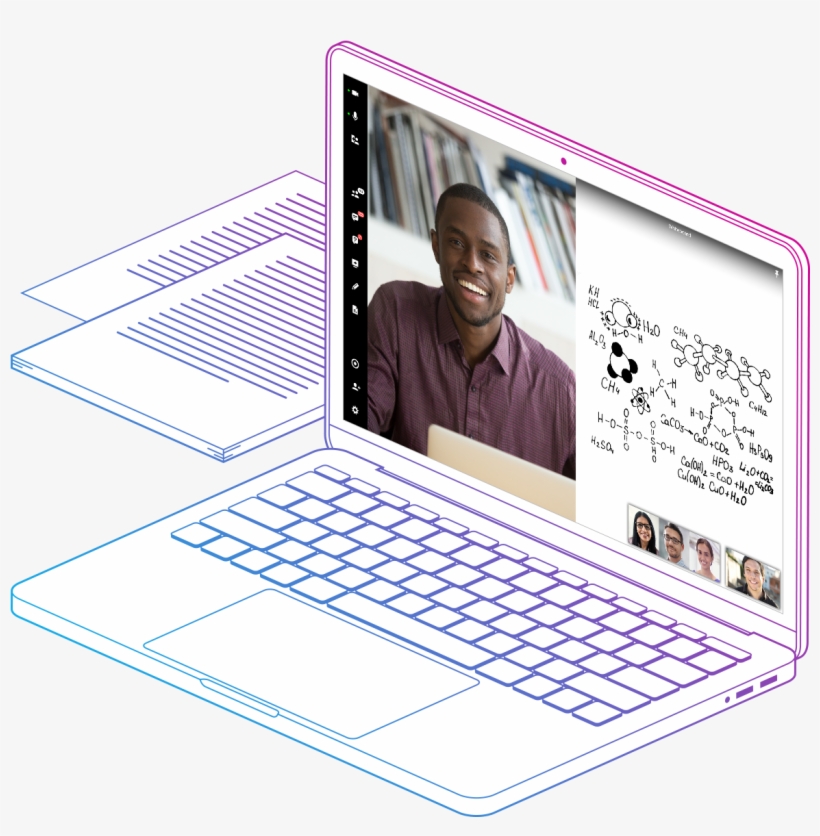 Virtual Classrooms For Educational Institutions - Logitech Chiclet Keyboard, transparent png download